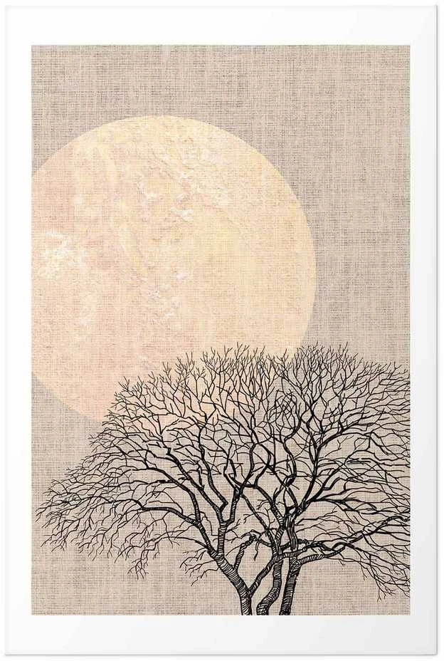 Artgeist Plakatas - Morning Full Moon