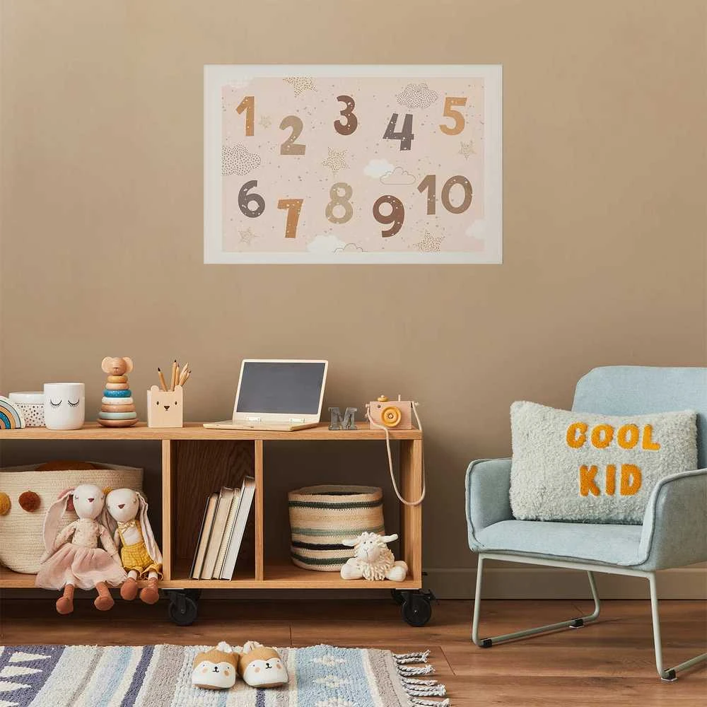 Artgeist Plakatas - Numbers with Falling Snow