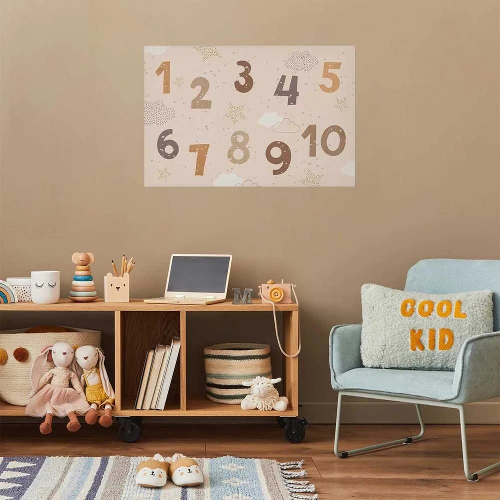 Artgeist Plakatas - Numbers with Falling Snow
