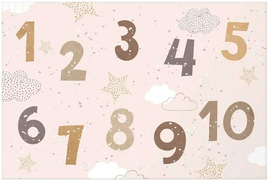 Artgeist Plakatas - Numbers with Falling Snow