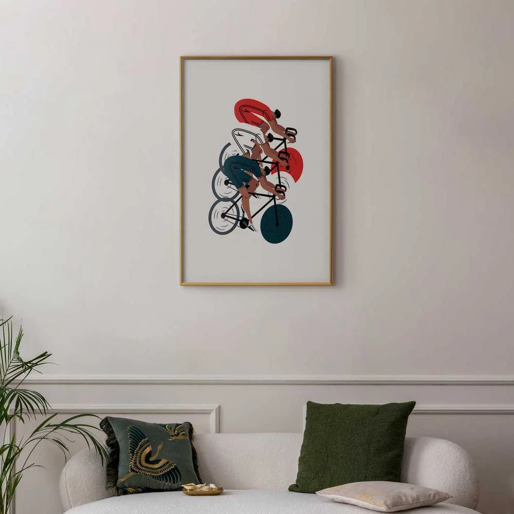 Artgeist Plakatas - Olympics - Cycling Race