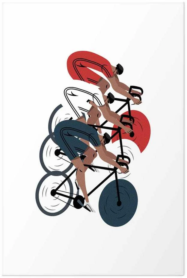 Artgeist Plakatas - Olympics - Cycling Race