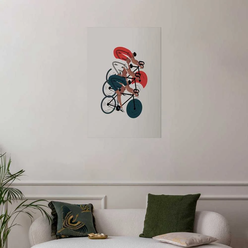 Artgeist Plakatas - Olympics - Cycling Race