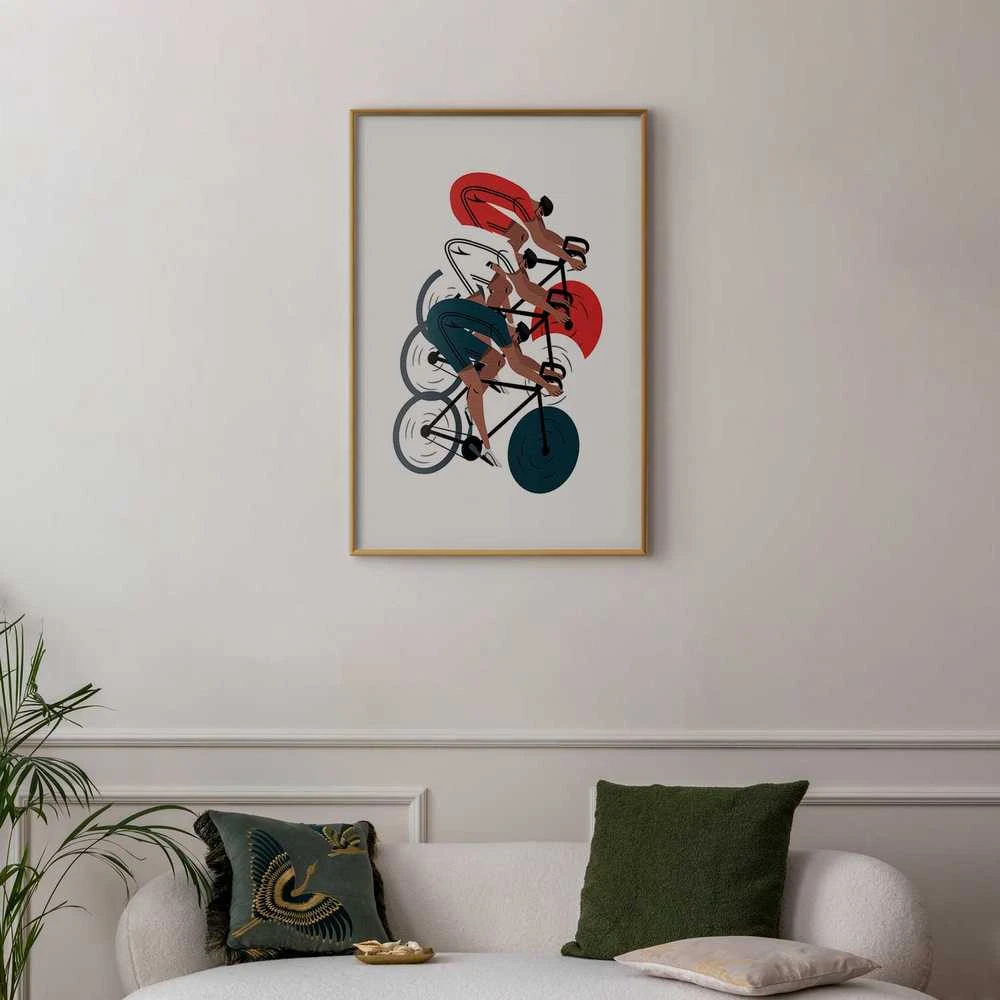 Artgeist Plakatas - Olympics - Cycling Race