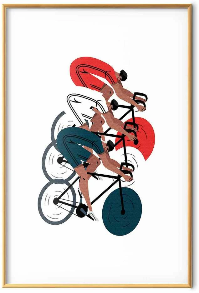 Artgeist Plakatas - Olympics - Cycling Race