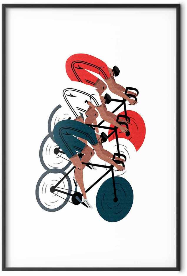 Artgeist Plakatas - Olympics - Cycling Race