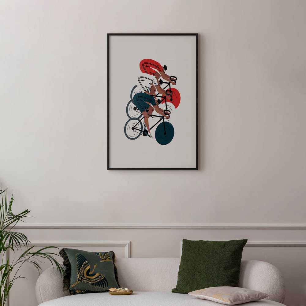 Artgeist Plakatas - Olympics - Cycling Race