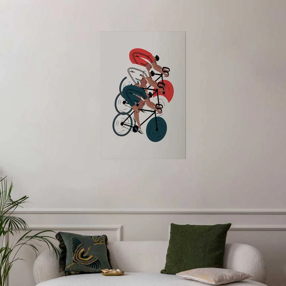 Artgeist Plakatas - Olympics - Cycling Race