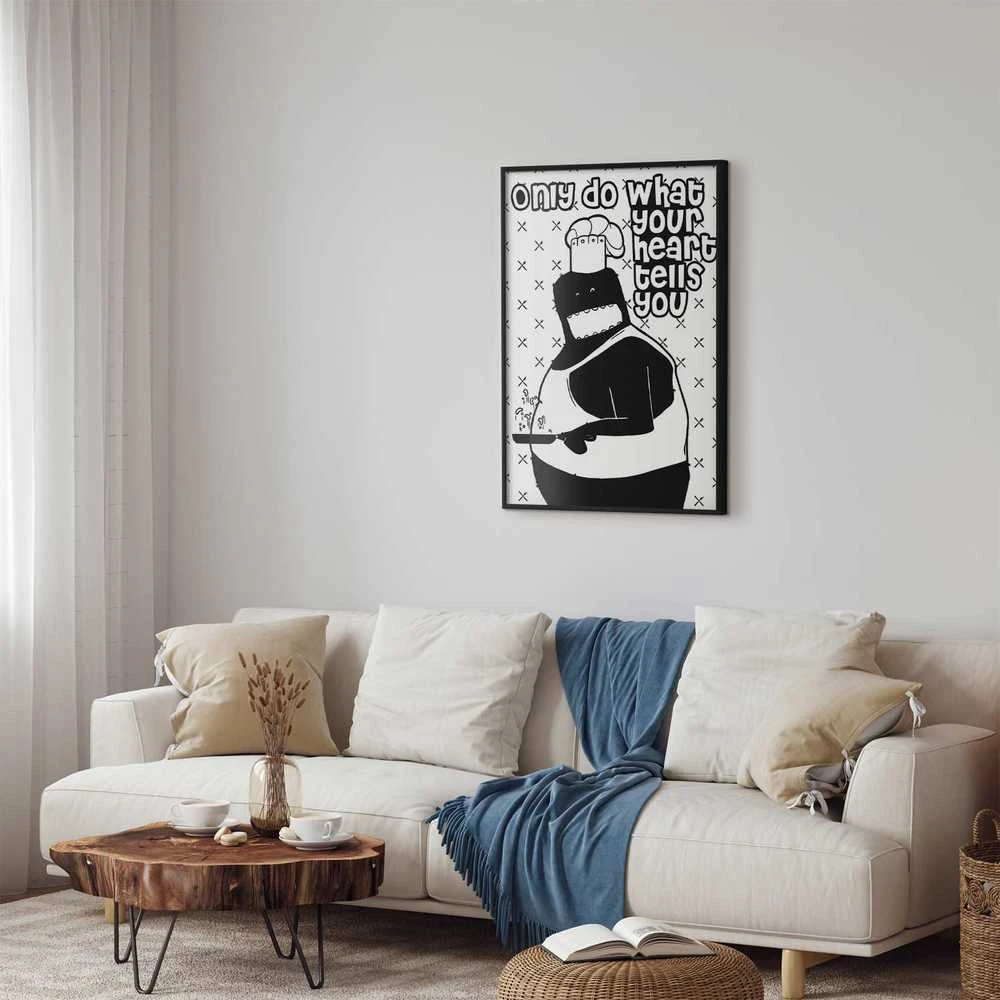Artgeist Plakatas - Only Do What Your Heart Tells You