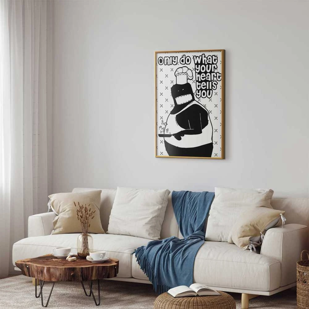 Artgeist Plakatas - Only Do What Your Heart Tells You