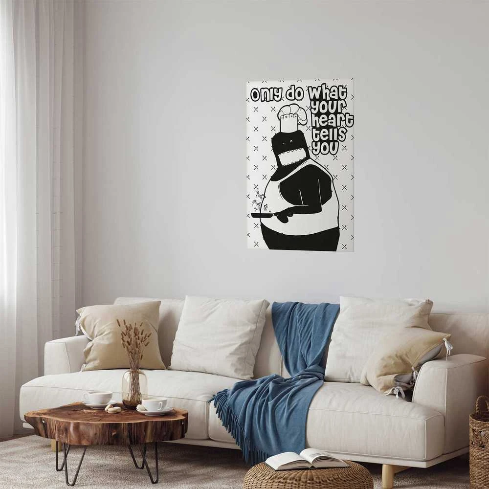Artgeist Plakatas - Only Do What Your Heart Tells You