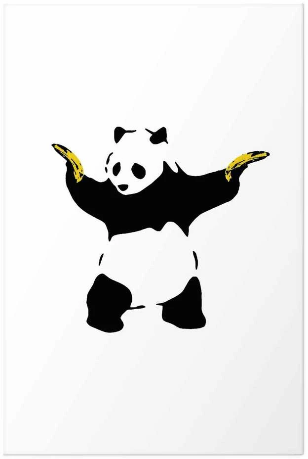 Artgeist Plakatas - Panda with Guns