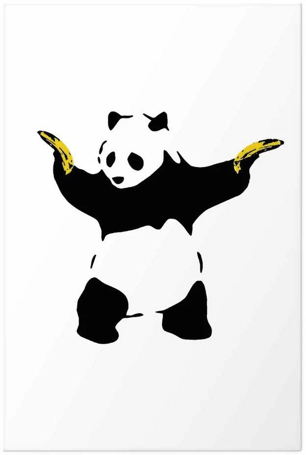Artgeist Plakatas - Panda with Guns