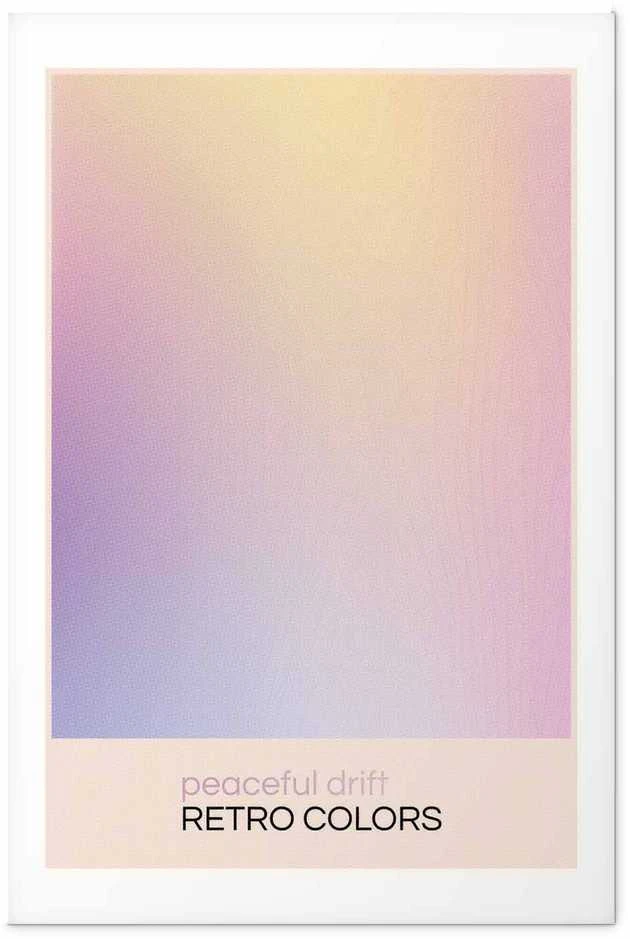 Artgeist Plakatas - Peaceful Drift - Delicate Pastel Shades Creating a Harmonious Whole