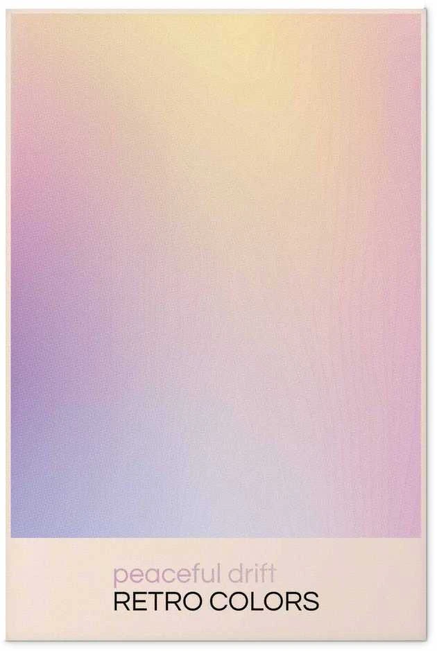 Artgeist Plakatas - Peaceful Drift - Delicate Pastel Shades Creating a Harmonious Whole