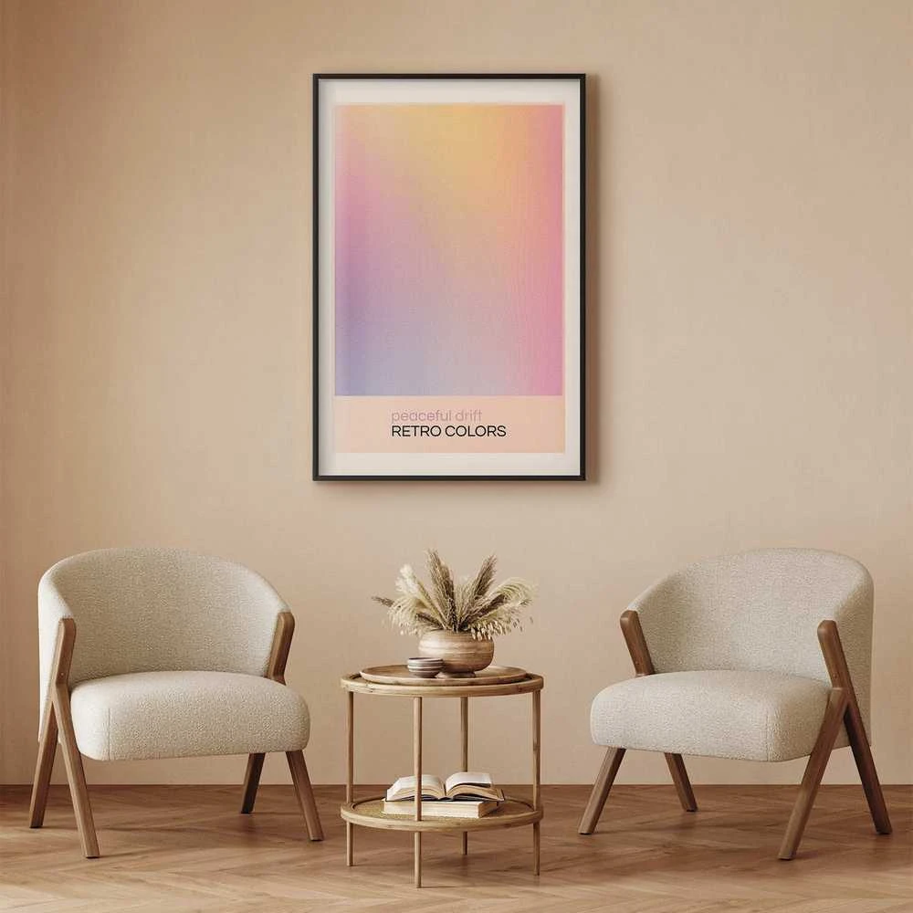 Artgeist Plakatas - Peaceful Drift - Delicate Pastel Shades Creating a Harmonious Whole