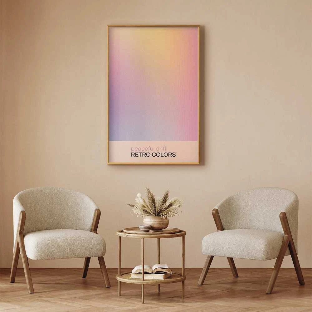 Artgeist Plakatas - Peaceful Drift - Delicate Pastel Shades Creating a Harmonious Whole