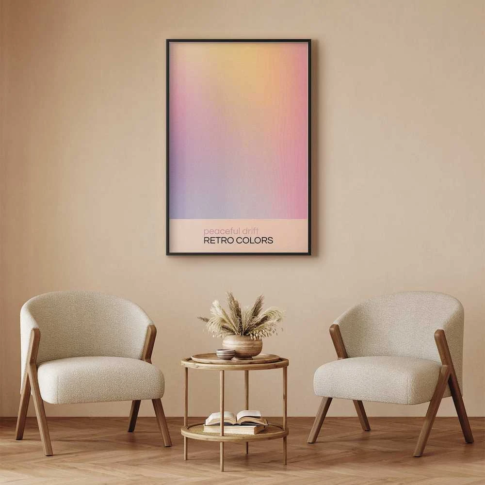 Artgeist Plakatas - Peaceful Drift - Delicate Pastel Shades Creating a Harmonious Whole