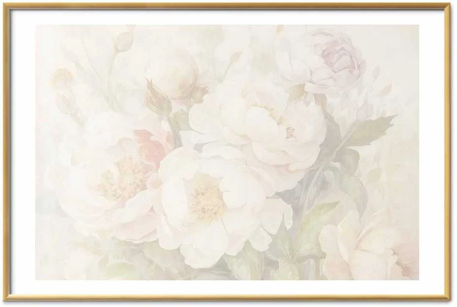 Artgeist Plakatas - Peonies in the Mist