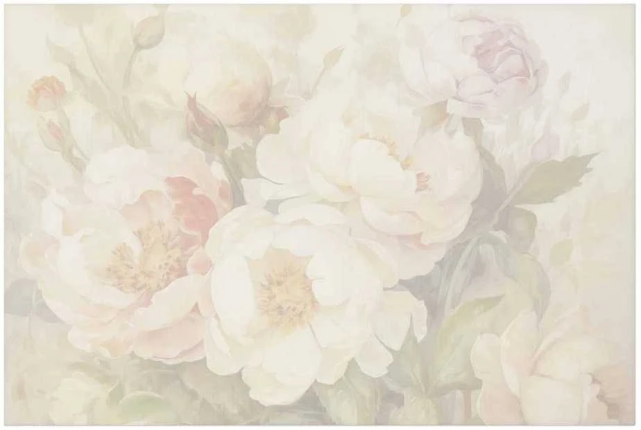 Artgeist Plakatas - Peonies in the Mist