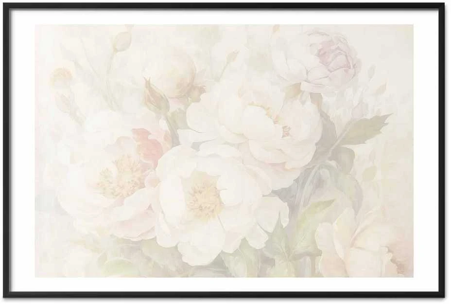 Artgeist Plakatas - Peonies in the Mist