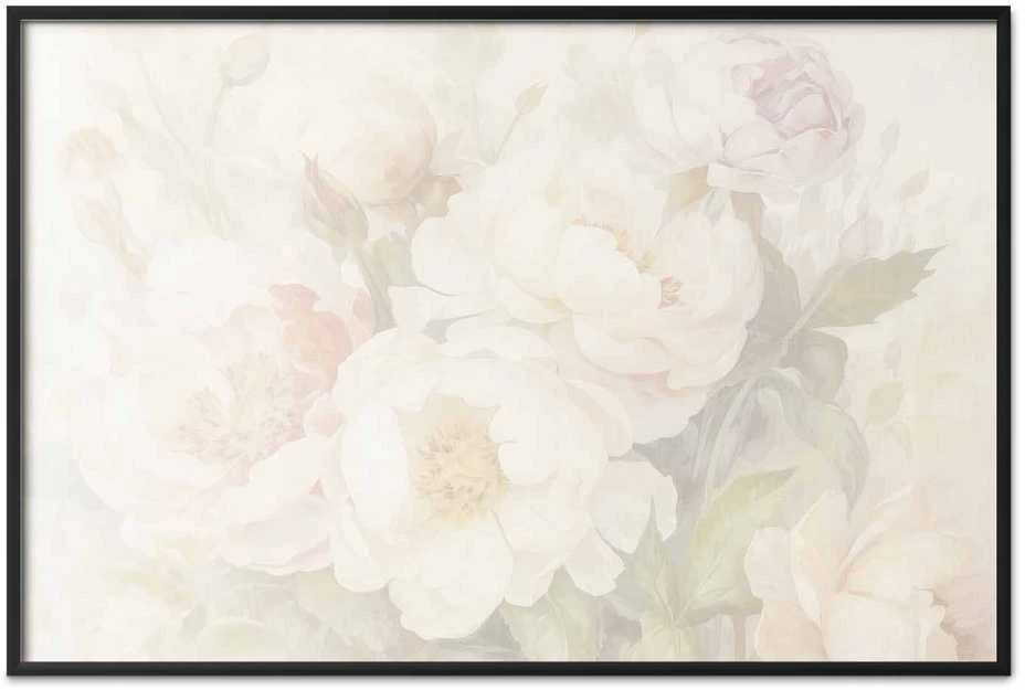 Artgeist Plakatas - Peonies in the Mist