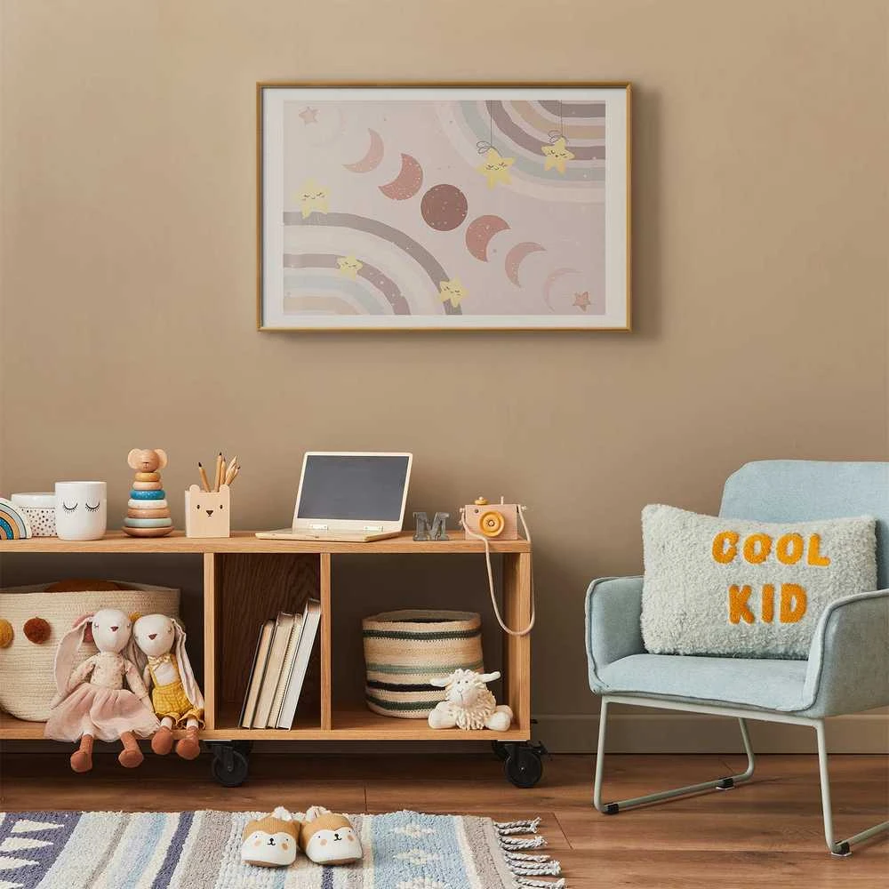 Artgeist Plakatas - Phases of the Moon with a Rainbow