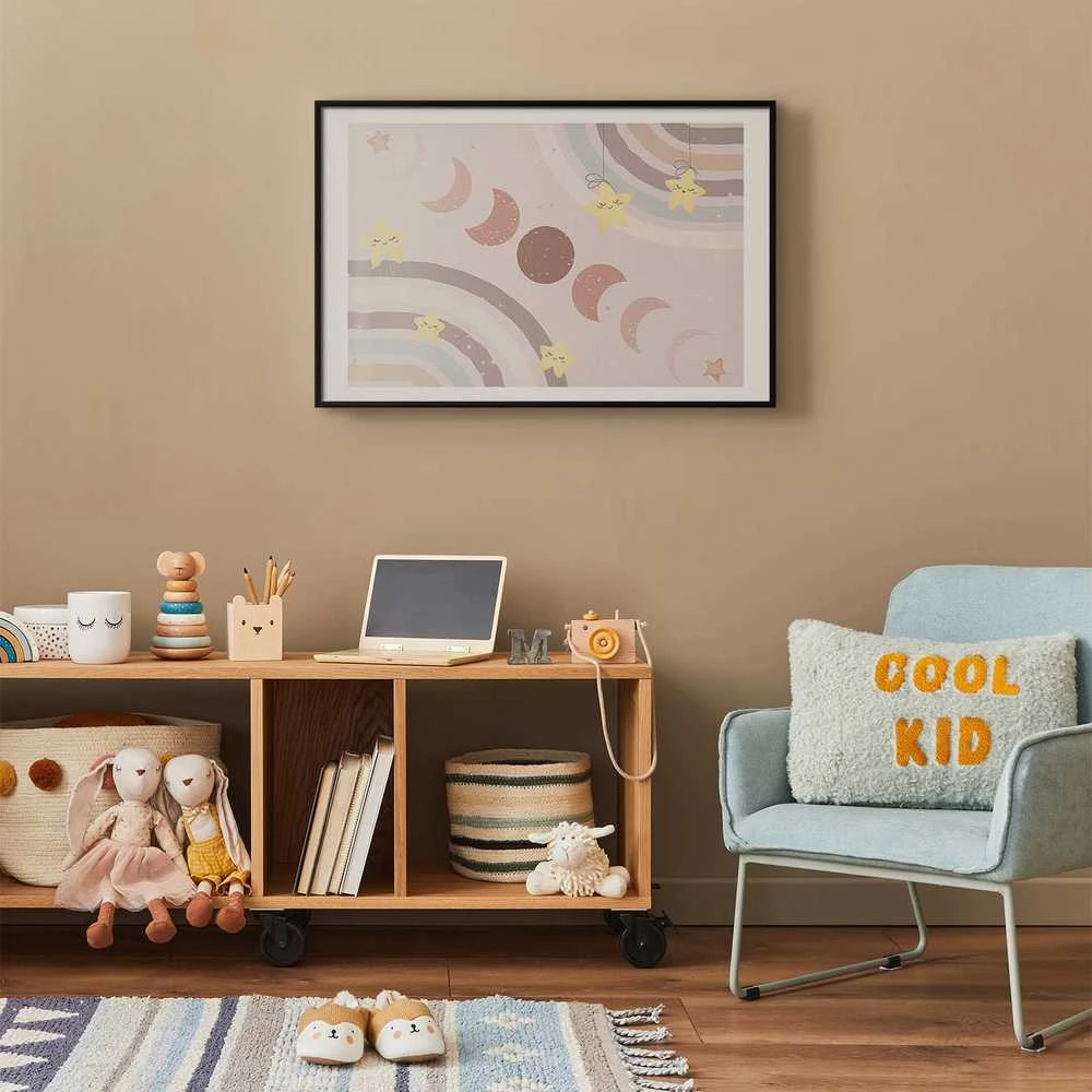Artgeist Plakatas - Phases of the Moon with a Rainbow
