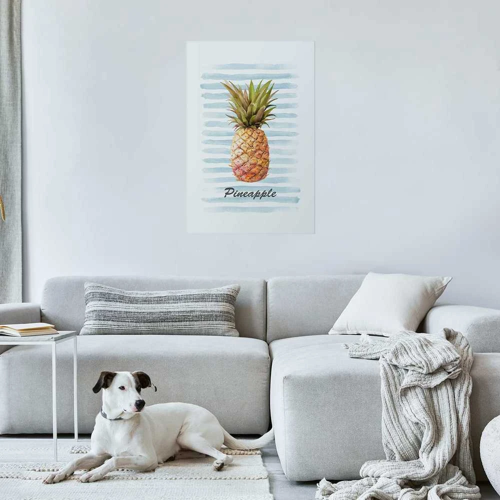 Artgeist Plakatas - Pineapple and Stripes