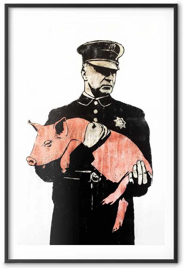Artgeist Plakatas - Police Pig