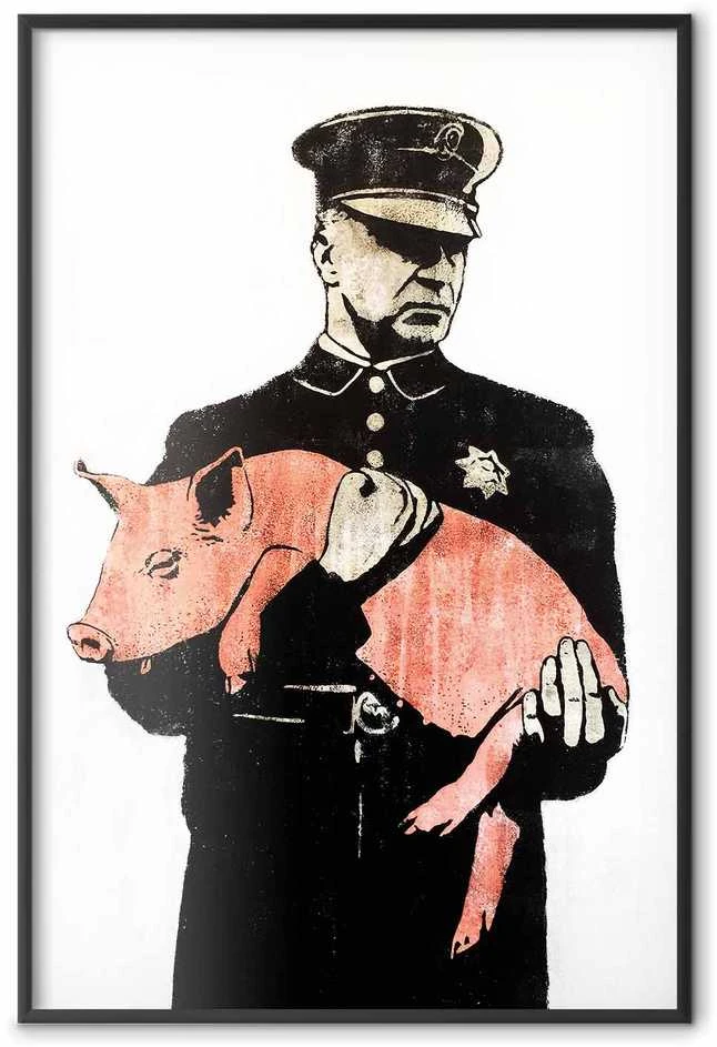 Artgeist Plakatas - Police Pig