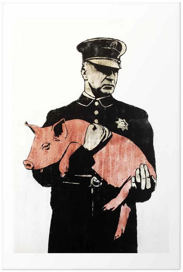 Artgeist Plakatas - Police Pig