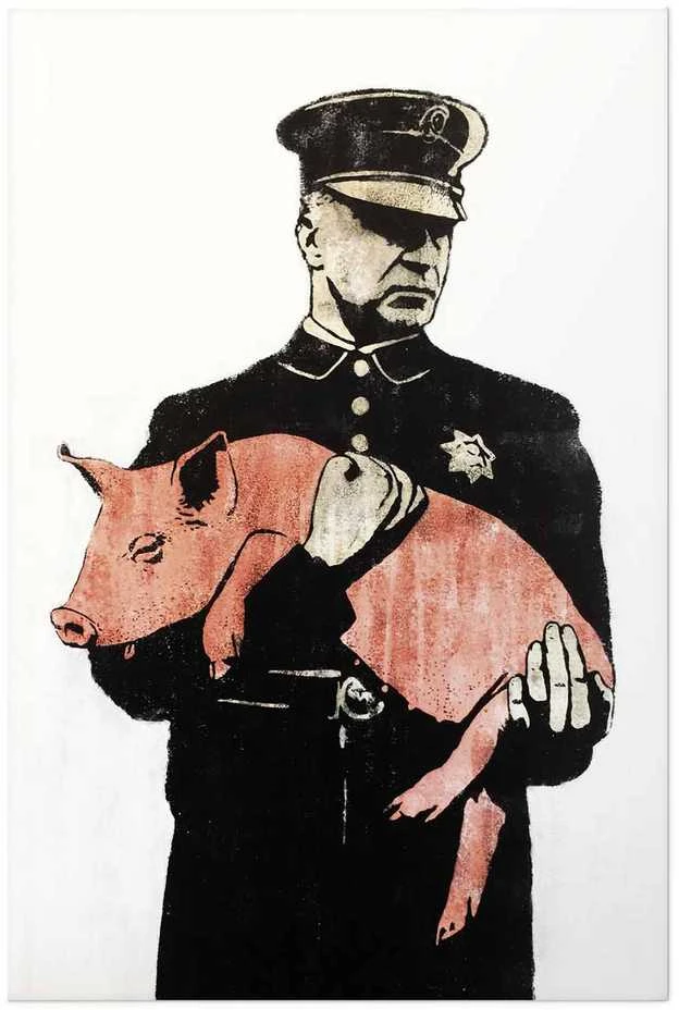 Artgeist Plakatas - Police Pig