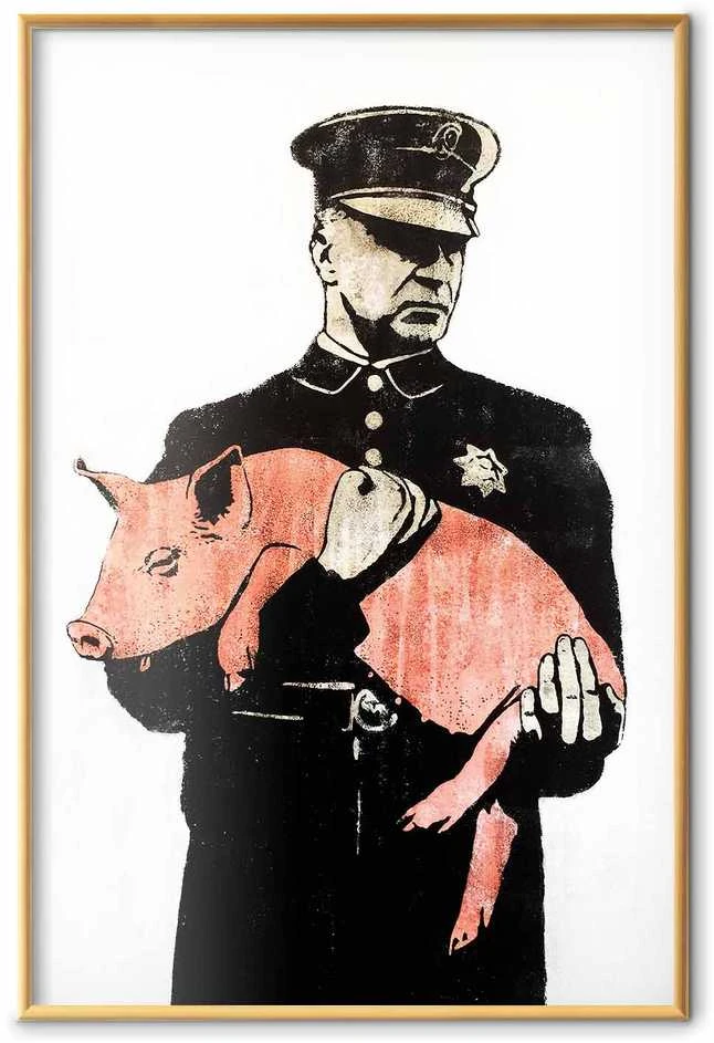 Artgeist Plakatas - Police Pig
