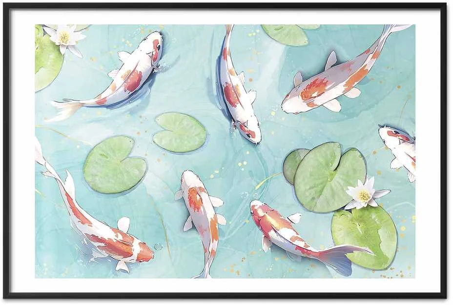 Artgeist Plakatas - Pond in Japan