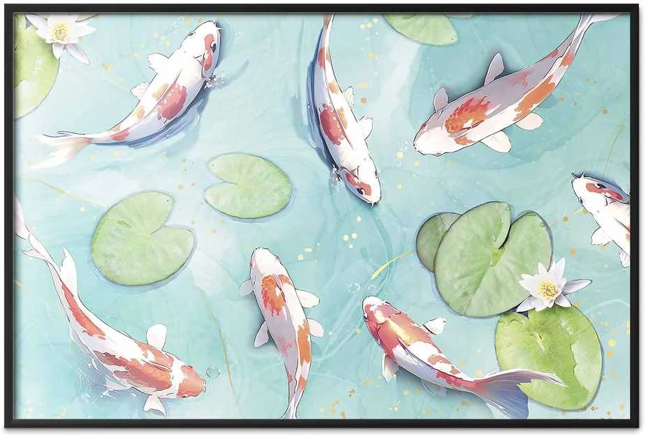 Artgeist Plakatas - Pond in Japan