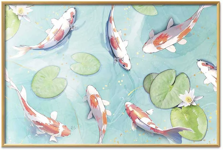 Artgeist Plakatas - Pond in Japan