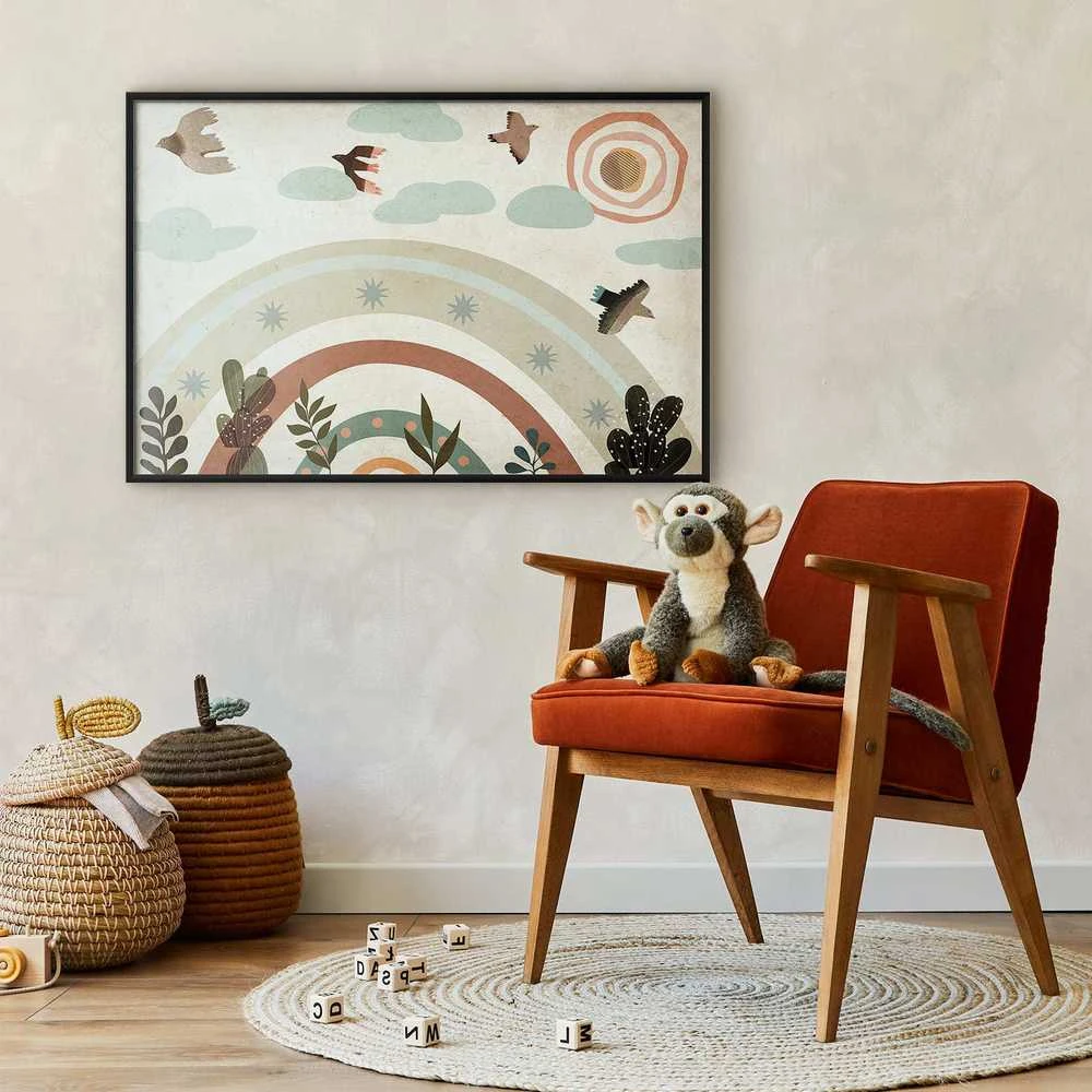 Artgeist Plakatas - Rainbow and Birds