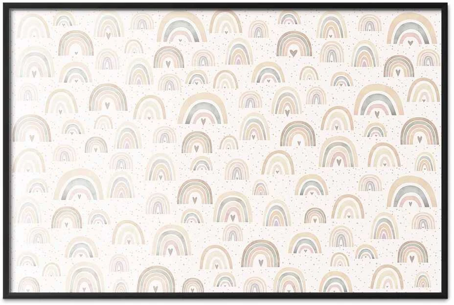 Artgeist Plakatas - Rainbows and Hearts