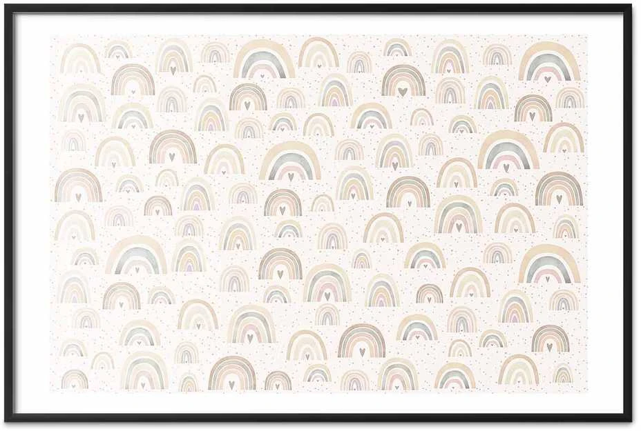Artgeist Plakatas - Rainbows and Hearts