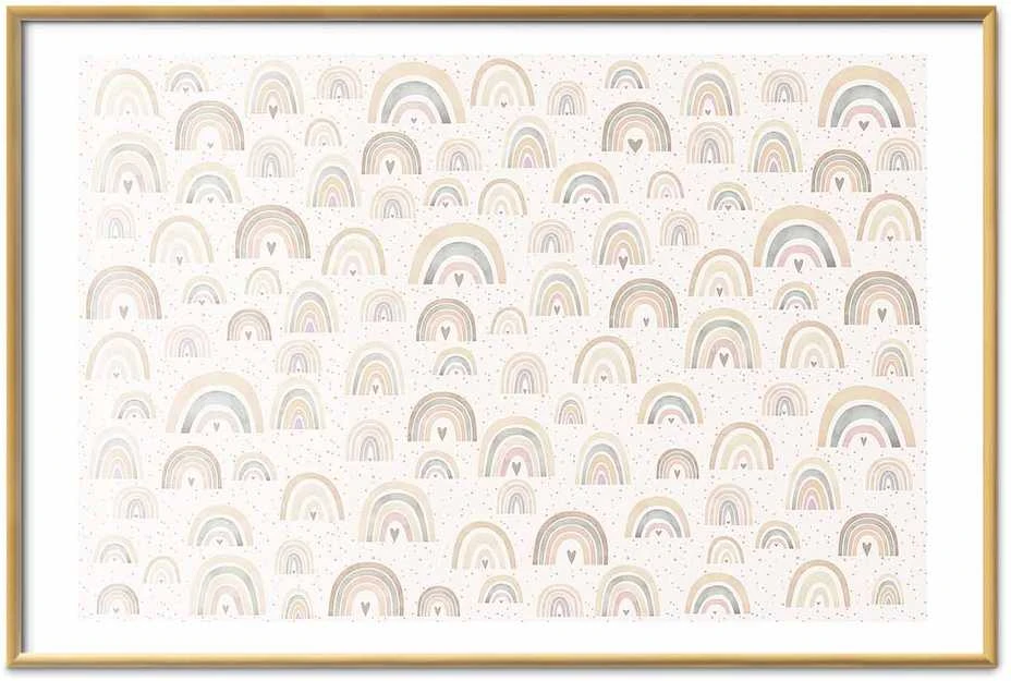Artgeist Plakatas - Rainbows and Hearts