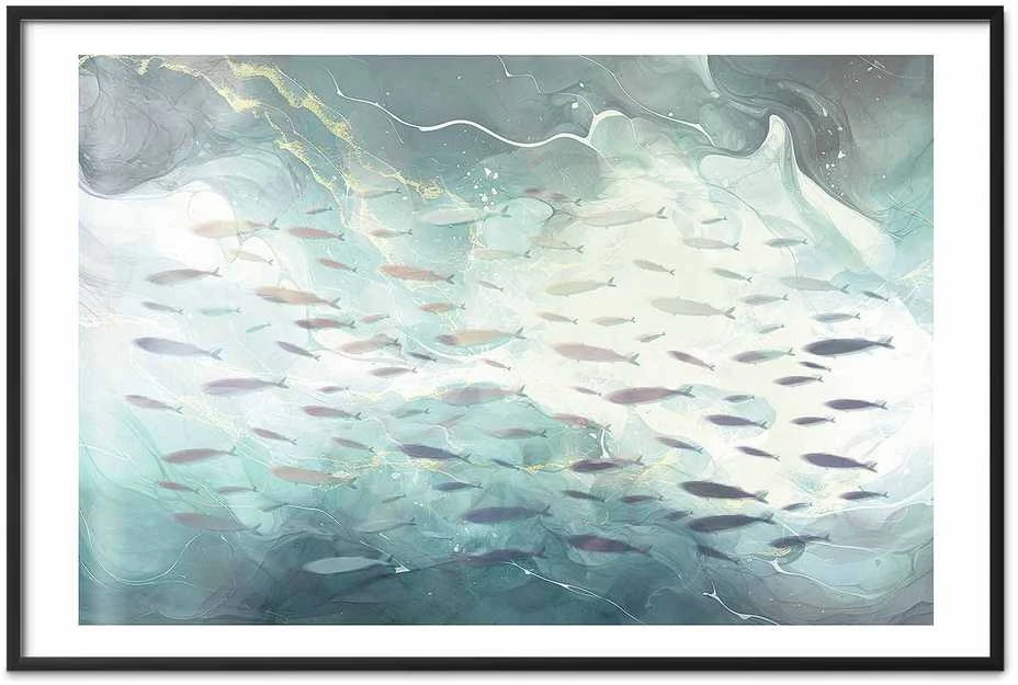 Artgeist Plakatas - School of Small Fish
