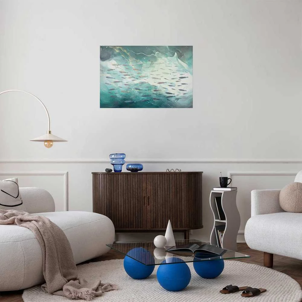 Artgeist Plakatas - School of Small Fish