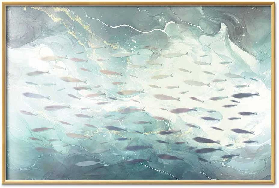 Artgeist Plakatas - School of Small Fish