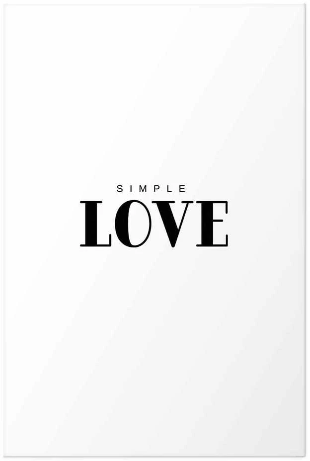 Artgeist Plakatas - Simple Love