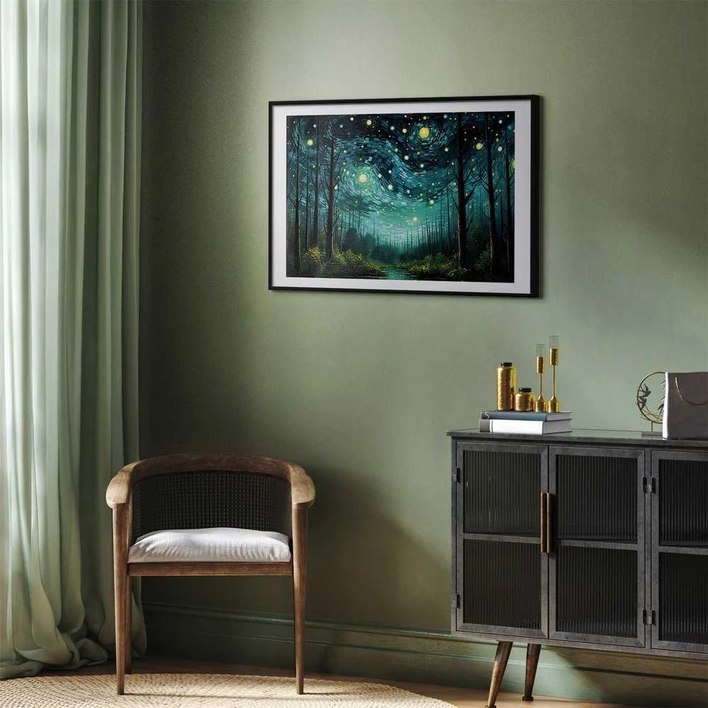 Artgeist Plakatas - Starry night - a contemporary version of Van Gogh's night sky