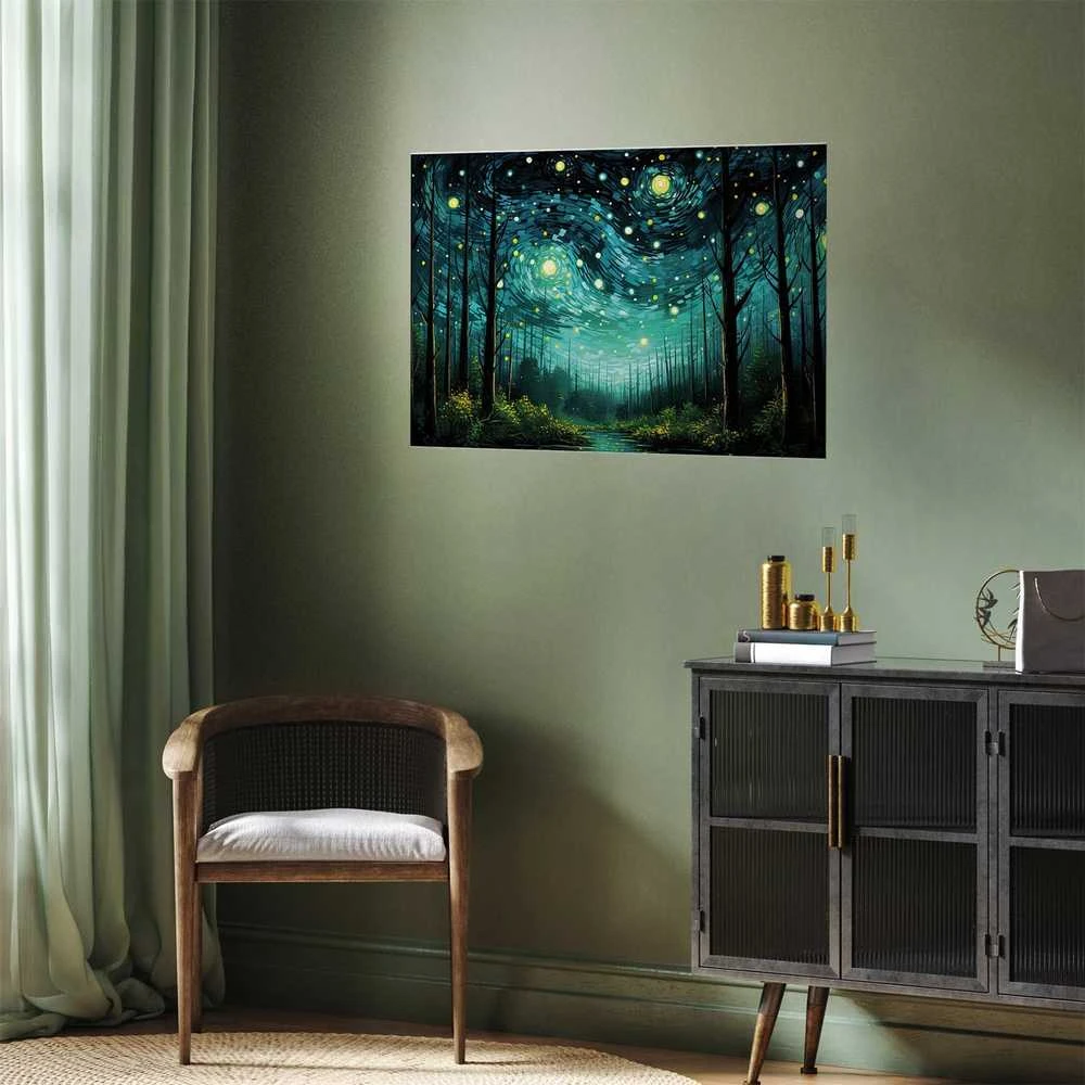 Artgeist Plakatas - Starry night - a contemporary version of Van Gogh's night sky