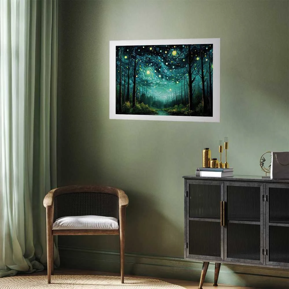Artgeist Plakatas - Starry night - a contemporary version of Van Gogh's night sky