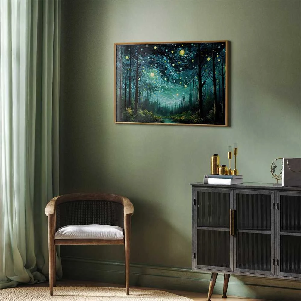 Artgeist Plakatas - Starry night - a contemporary version of Van Gogh's night sky
