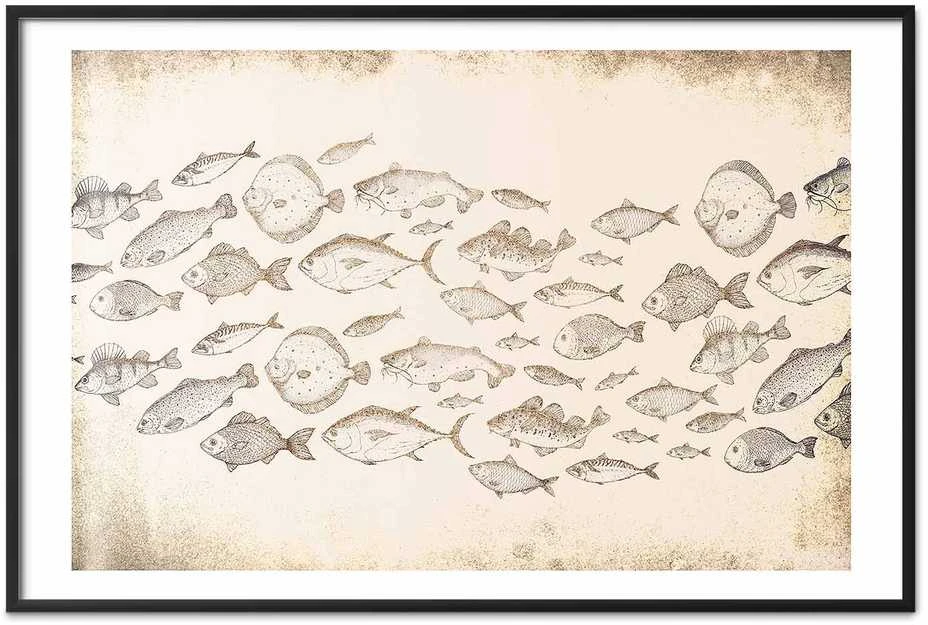 Artgeist Plakatas - Subtle Little Fish